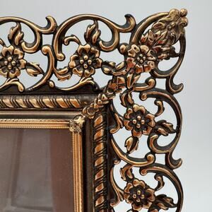 Vintage Photo Frame Filigree Hollywood Regency 8x10 inch Photo